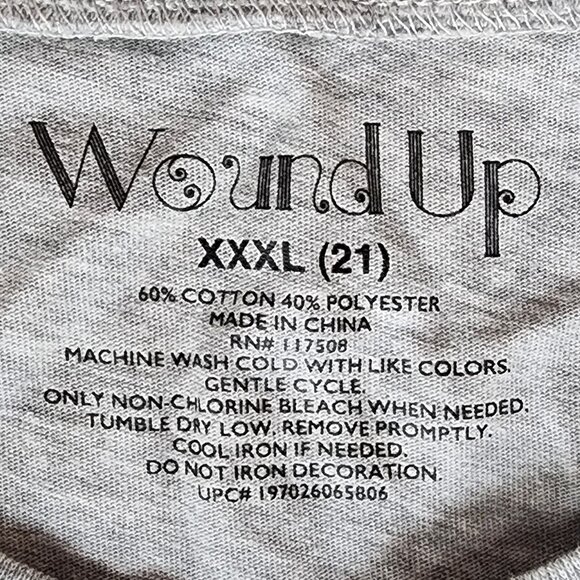 Wound Up Juniors Gray "Very Busy Doing Nothing" Graphic T-Shirt Size XXXL - Picture 10 of 14